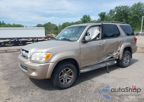 2005 Toyota Sequoia Sr5 V8 from USA, damaged, VIN 5TDBT44A95S253509